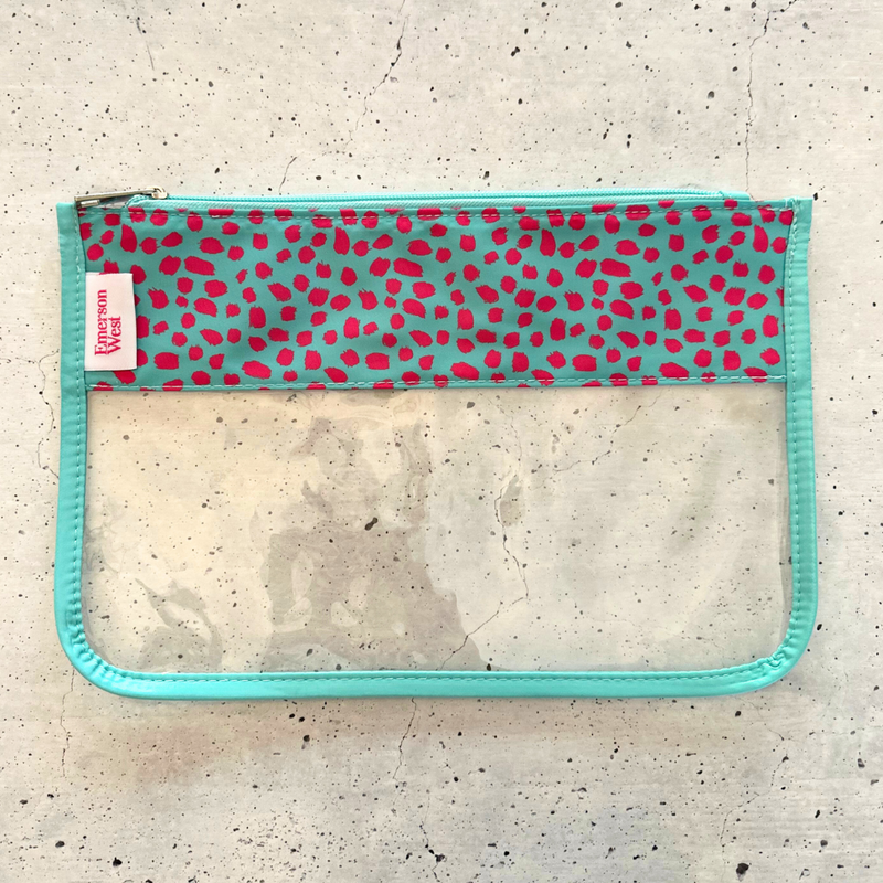 Teal Cheetah - Perfect Pouch™