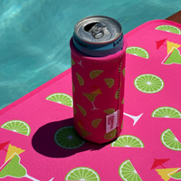 Margarita Neoprene Slim Can Cooler