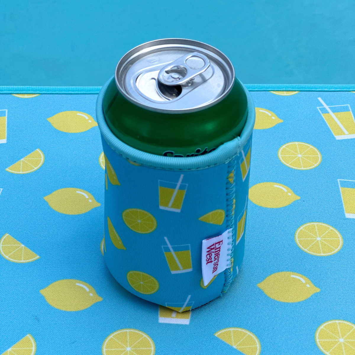 Lemonade Neoprene Can Cooler