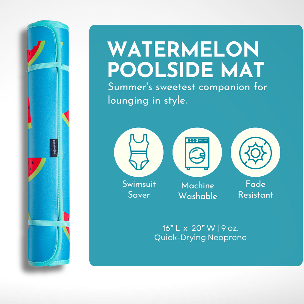 Poolside Seating Mats: Pool Party Collection – Emerson West