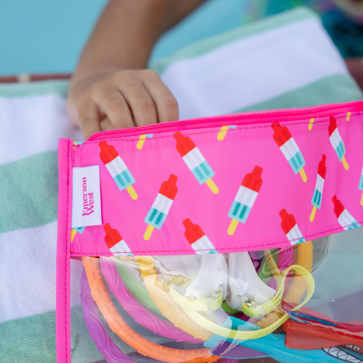 Perfect Pouch™- Bomb Pops Zippered Pouch